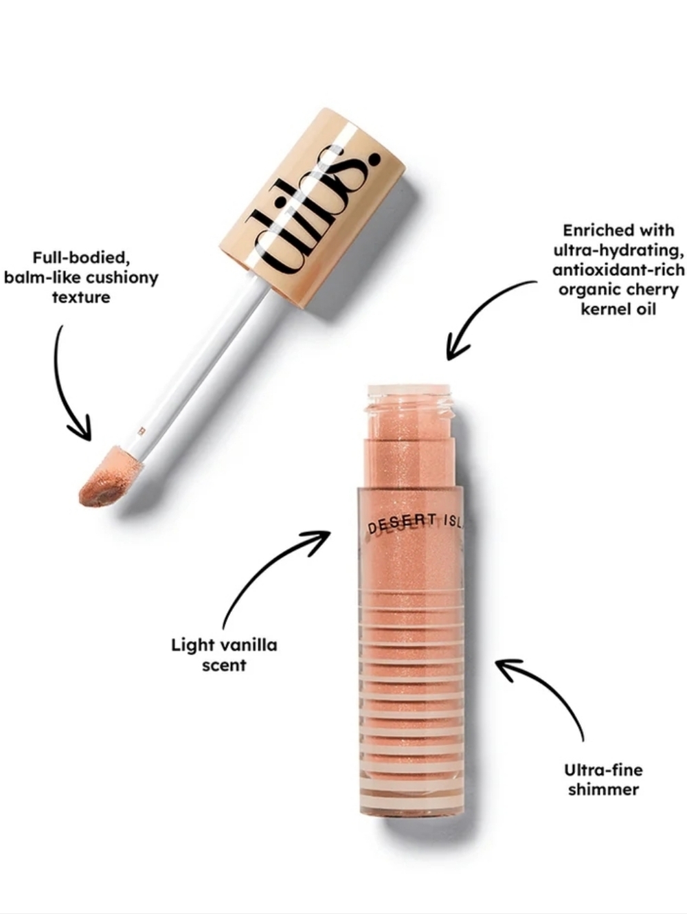 Dibs To Go Glossy Balm In Kiss Me Quick BNIB (Nude Shimmer) - Picture 5 of 5